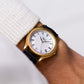 [New Old Stock] Rare 'Sample' 2000 Seiko Quartz Multi-Textured Dial Men's Wirst-Watch