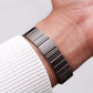 [Near Mint] 1983 Seiko 'Baby Santos Tank' Two Tone Deep Gray Dial Men's Wrist-Watch