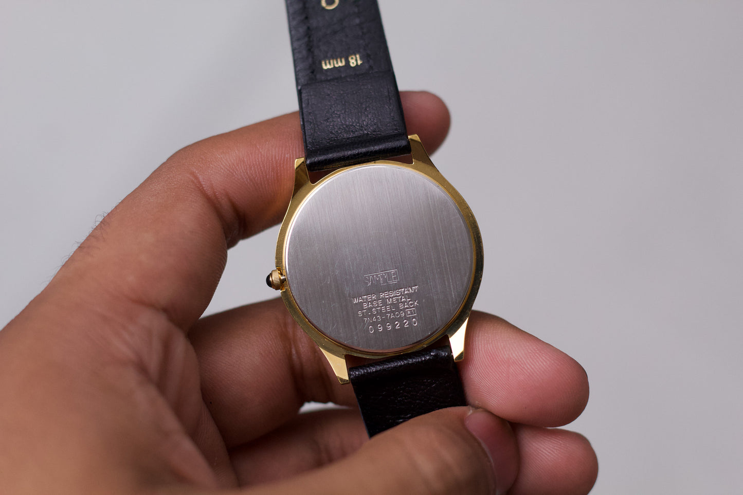 [New Old Stock] Rare 'Sample' 2000 Seiko Quartz Multi-Textured Dial Men's Wirst-Watch