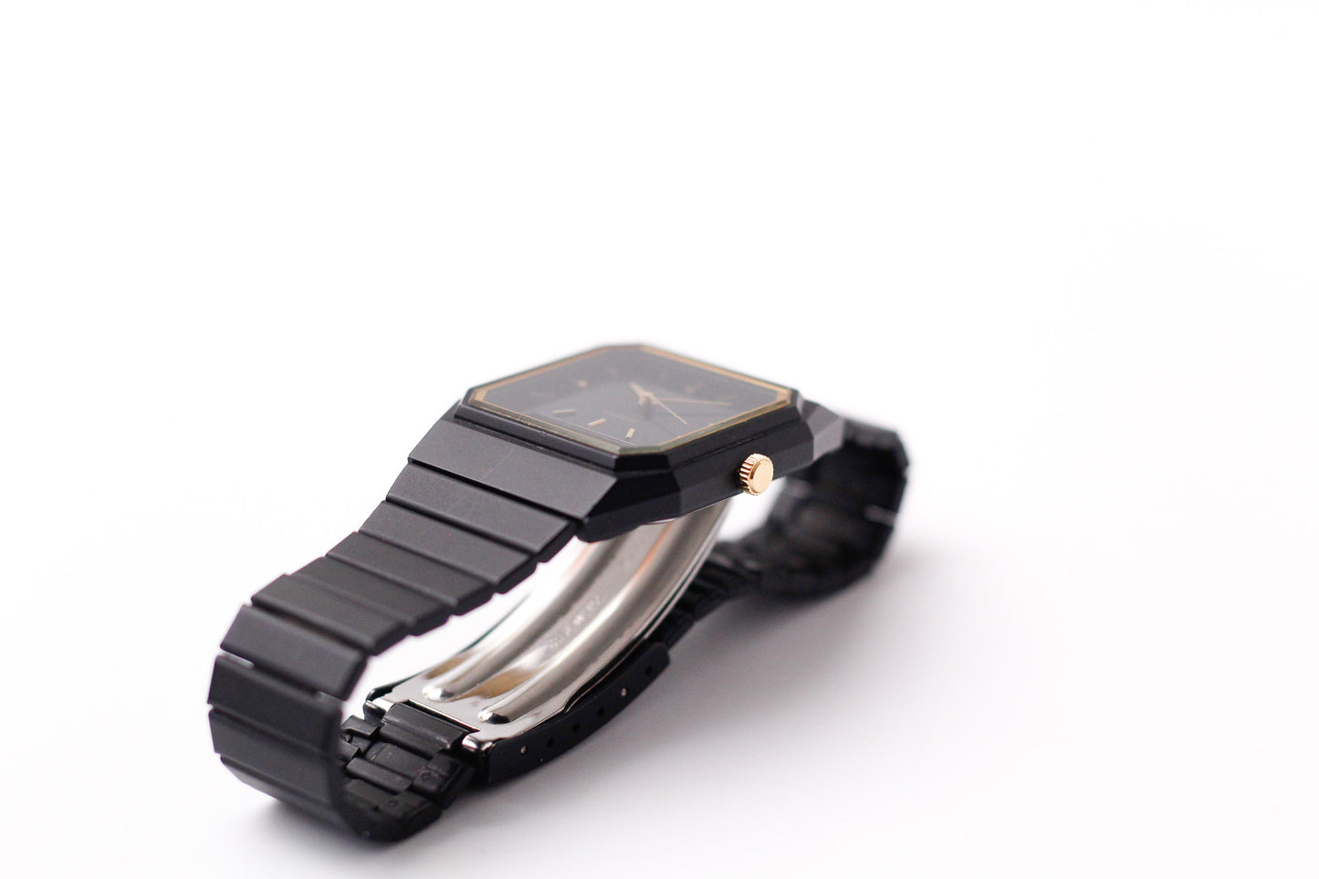 1998 Pulsar Quartz Ana-Digi Two Tone Black Case Men's Wrist-Watch