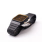 1998 Pulsar Quartz Ana-Digi Two Tone Black Case Men's Wrist-Watch