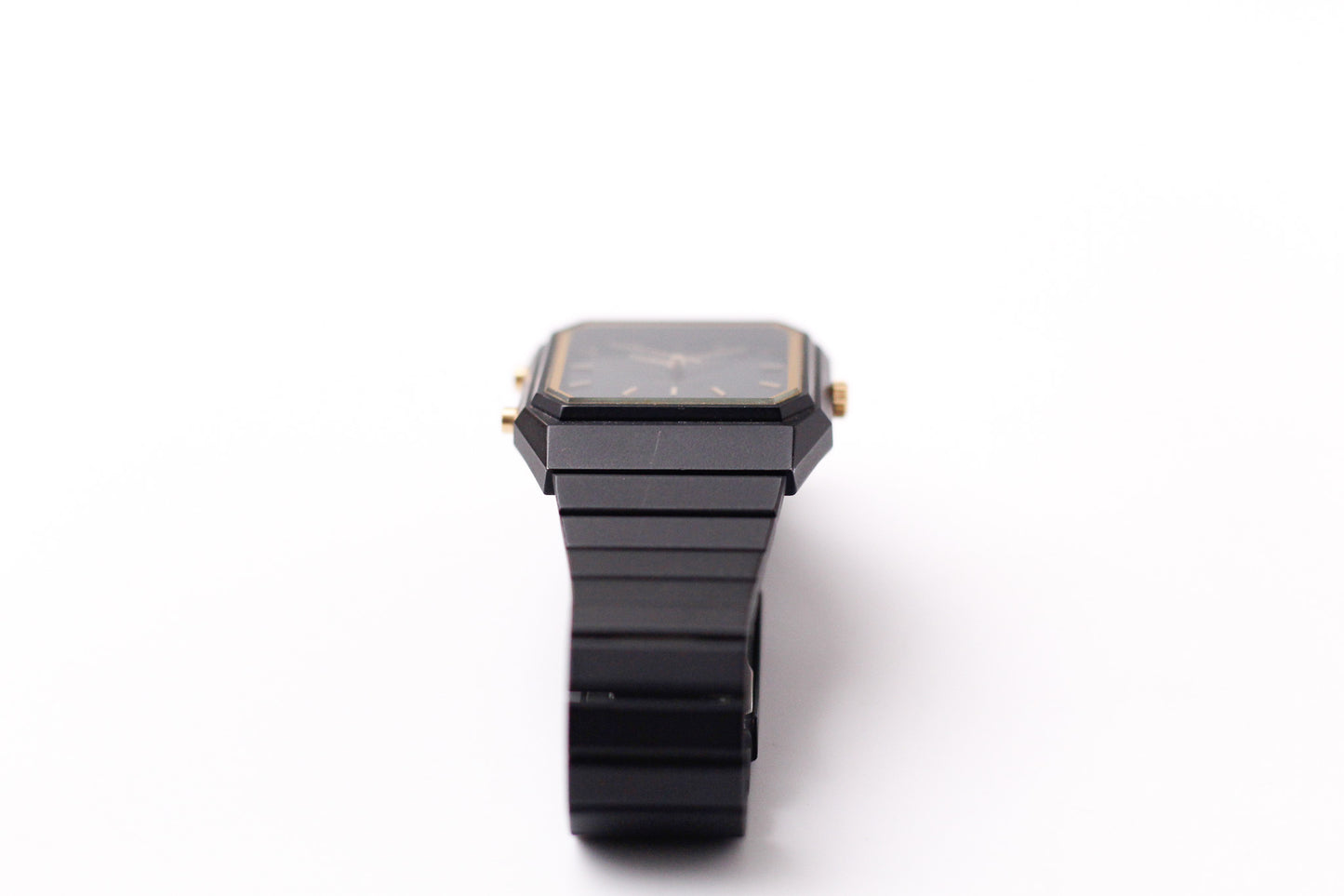 1998 Pulsar Quartz Ana-Digi Two Tone Black Case Men's Wrist-Watch