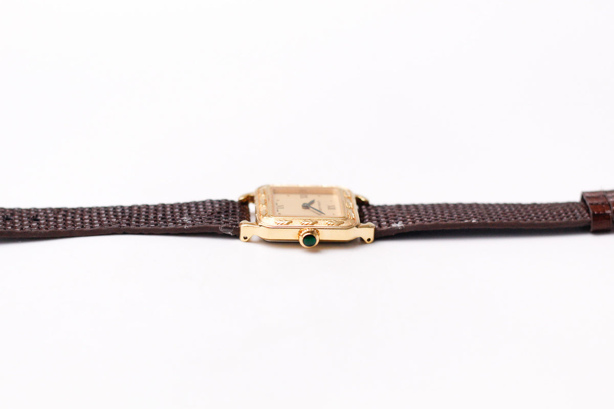 1990s Laura Ashley Quartz Golden Roman Dial Ladies' Wrist-Watch