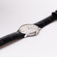1981 Seiko Quartz Straight Grain Silver Dial Men's Wrist-Watch