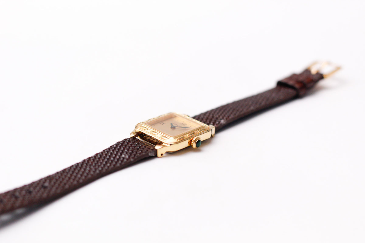 1990s Laura Ashley Quartz Golden Roman Dial Ladies' Wrist-Watch