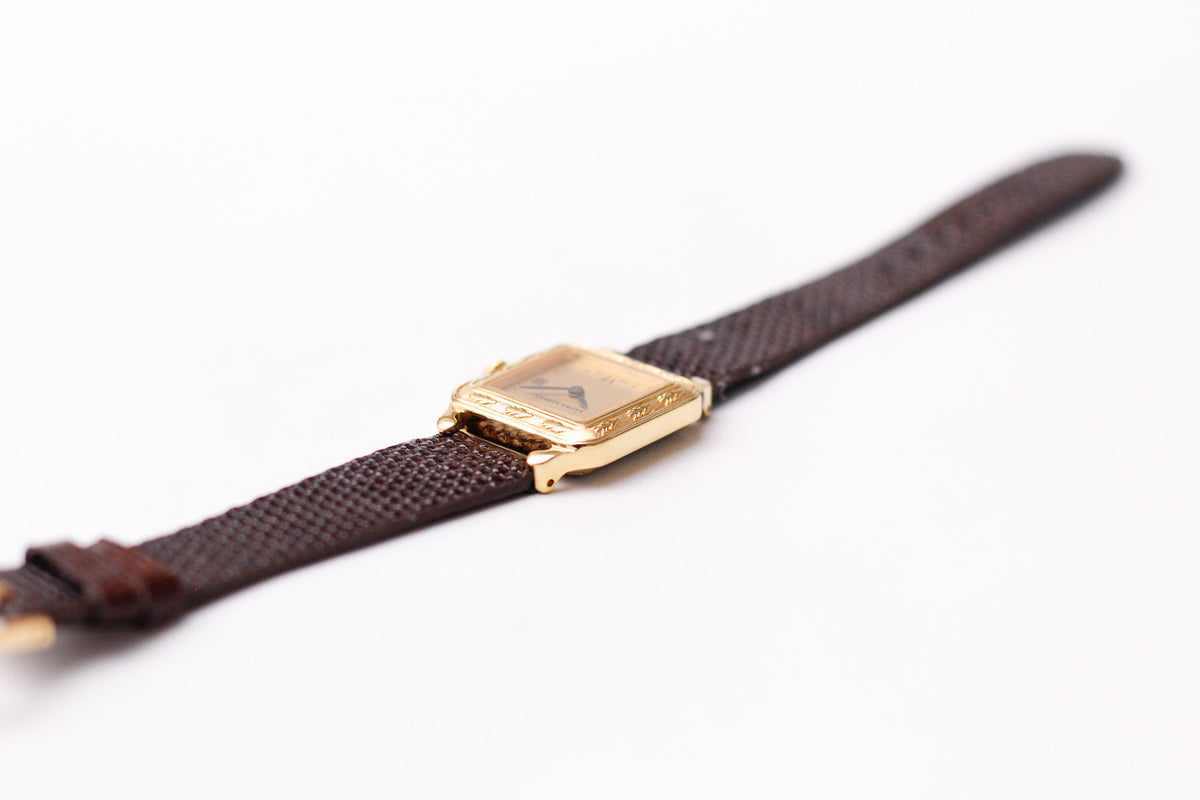 1990s Laura Ashley Quartz Golden Roman Dial Ladies' Wrist-Watch