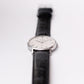 1981 Seiko Quartz Straight Grain Silver Dial Men's Wrist-Watch