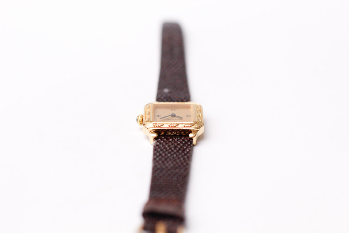 1990s Laura Ashley Quartz Golden Roman Dial Ladies' Wrist-Watch