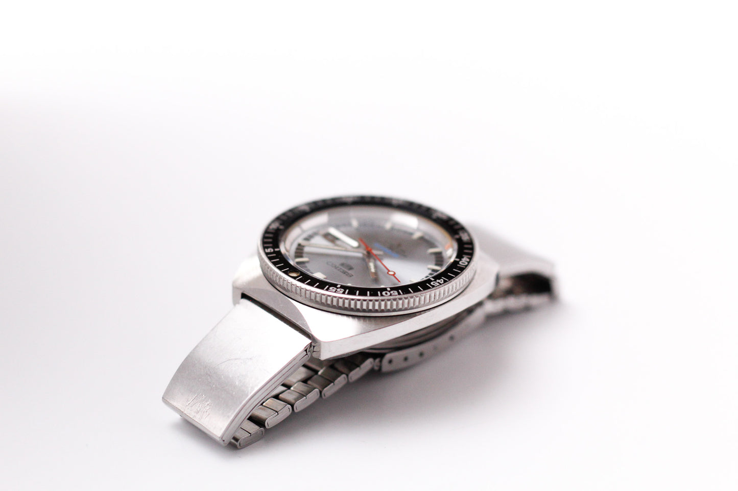 1968 Seiko 5 Sports Metallic Blue Sunburst Dial Men's Wrist-Watch