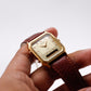 2001 Pulsar Quartz Ana-Digi Straight Grain Golden Dial Men's Wrist-Watch