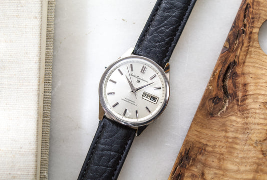 [Serviced] 1965 Seiko 5 Sportsmatic Silver Sunburst Men's Wrist-Watch