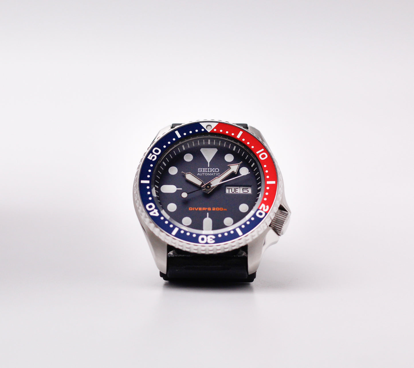 [Serviced] Seiko SKX009 Midnight Blue Dial Men's Wrist-Watch