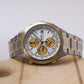 [Near Mint] 1997 Seiko Quartz Alarm-Chronograph Two Tone Men's Wrist-Watch