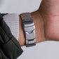 2008 Seiko Quartz Chronograph-Alarm Inky Black Dial Men's Wrist-Watch