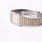 1984 Citizen Quartz Golden 'Grid' Dial Two Tone Tank Men's Wrist-Watch