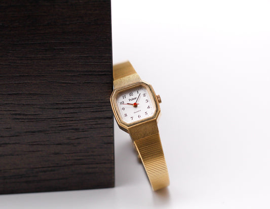 1995 Pulsar Quartz Silver Arabic Numeral Dial Ladies' Wrist-Watch