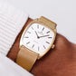 1978 Hamilton Quartz Straight Grain Silver Dial Men's Wrist-Watch Full-Set
