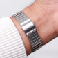 1984 Seiko Chronos 'Baby Santos' Textured White Dial Men's Wrist-Watch