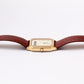 2001 Pulsar Quartz Ana-Digi Straight Grain Golden Dial Men's Wrist-Watch