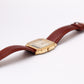 2001 Pulsar Quartz Ana-Digi Straight Grain Golden Dial Men's Wrist-Watch