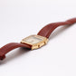 2001 Pulsar Quartz Ana-Digi Straight Grain Golden Dial Men's Wrist-Watch