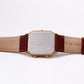 2001 Pulsar Quartz Ana-Digi Straight Grain Golden Dial Men's Wrist-Watch