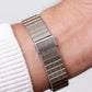 1984 Citizen Quartz Golden 'Grid' Dial Two Tone Tank Men's Wrist-Watch