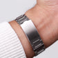 1974 Seiko Quartz QT Straight Grain Silver Dial Men's Wrist-Watch