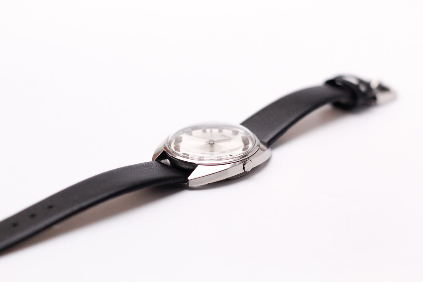 [Serviced] 1970 Seiko Automatic Silver Sunburst Dial Men's Wrist-Watch