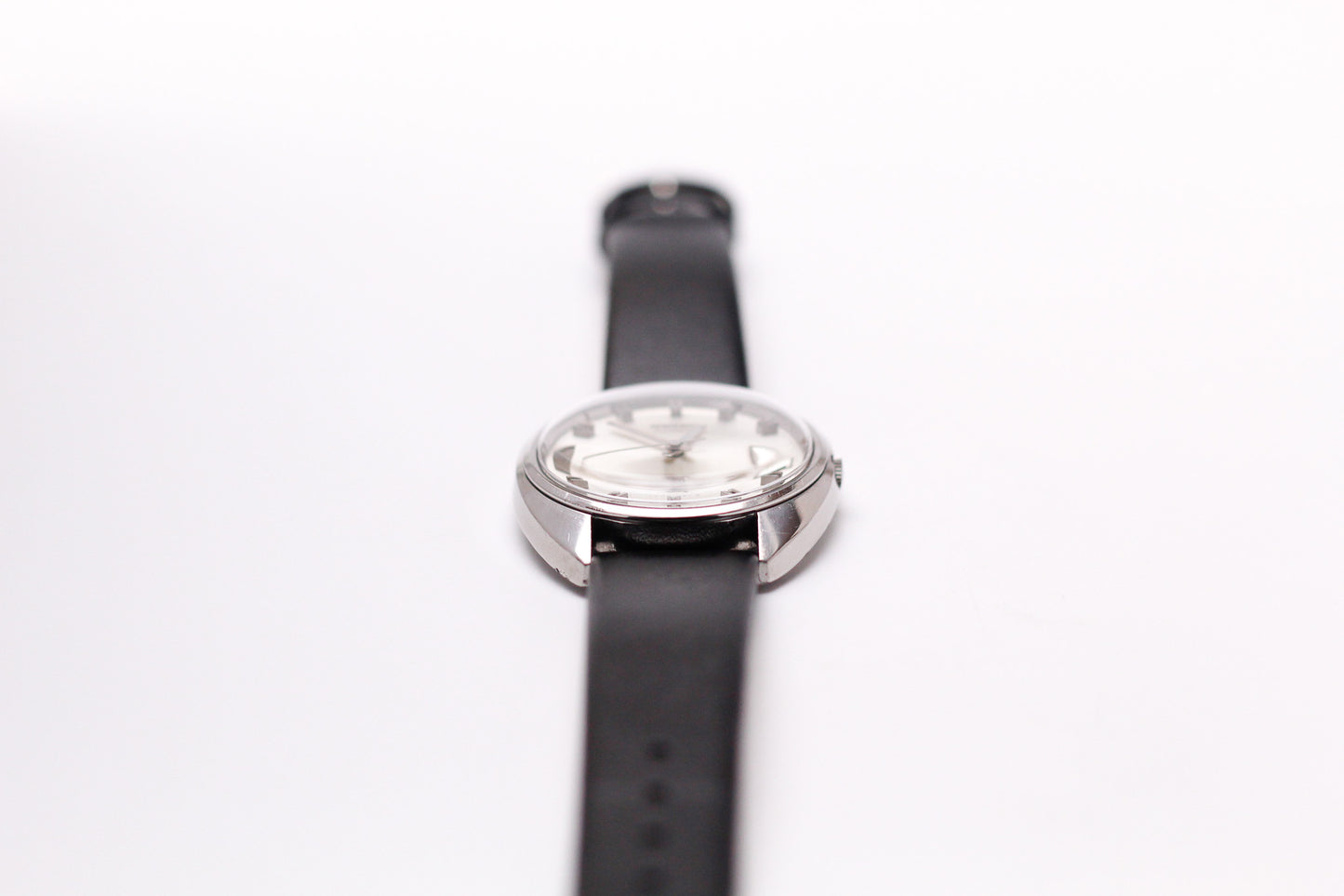 [Serviced] 1970 Seiko Automatic Silver Sunburst Dial Men's Wrist-Watch
