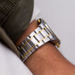 [Near Mint] 1997 Seiko Quartz Alarm-Chronograph Two Tone Men's Wrist-Watch