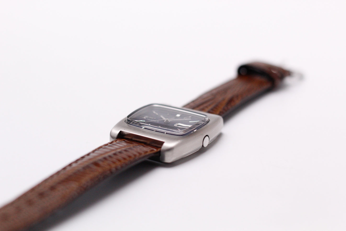 [Serviced] 1971 Seiko Deluxe Automatic Mid-Night Blue Dial Men's Wrist-Watch