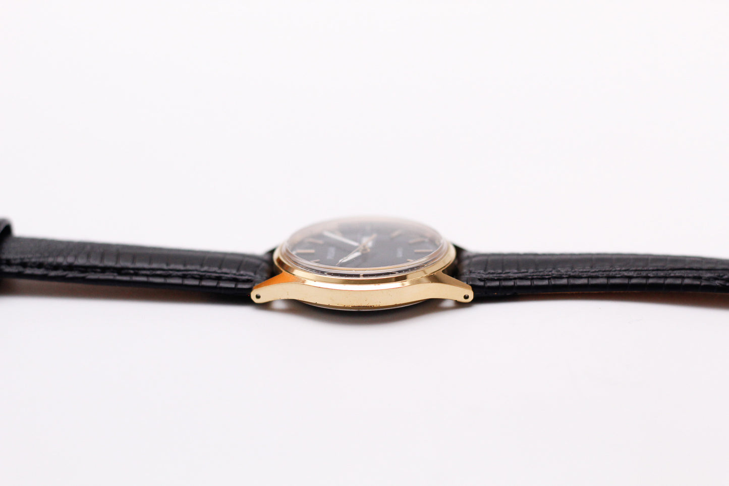 1994 Pulsar Quartz Inky Black Dial Men's Wrist-Watch W/Box & Papers