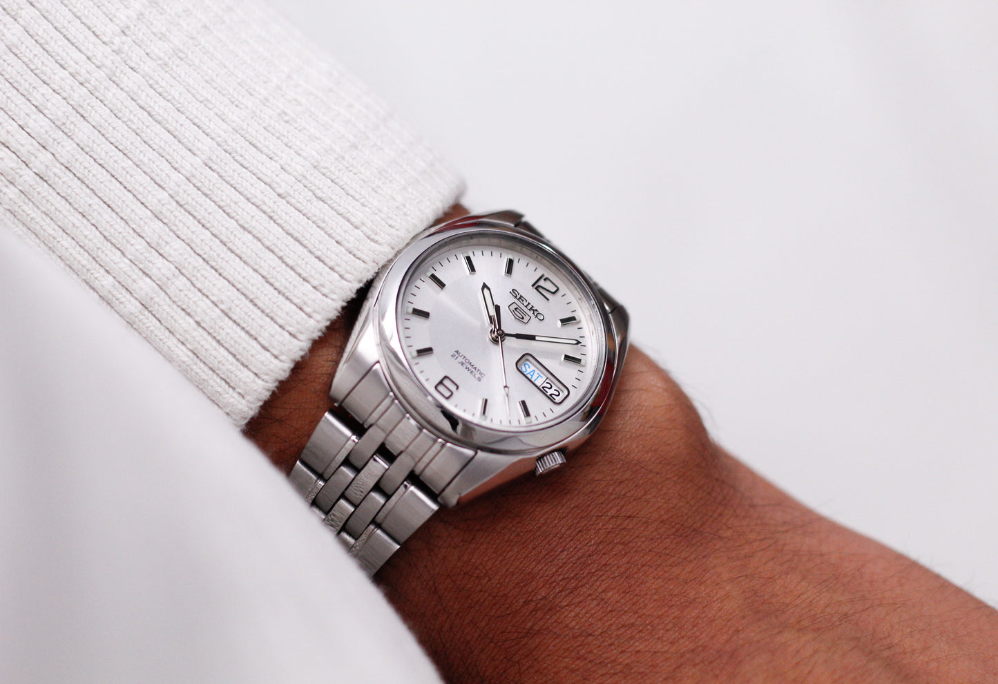 [Serviced] 2007 Seiko 5 'Baby Explorer' Automatic Men's Wrist-Watch