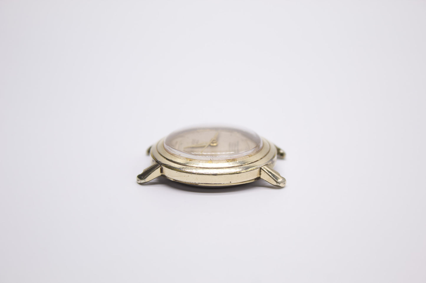 [Serviced] 1960s Revere Automatic Aged Golden Dial Men's Wrist-Watch