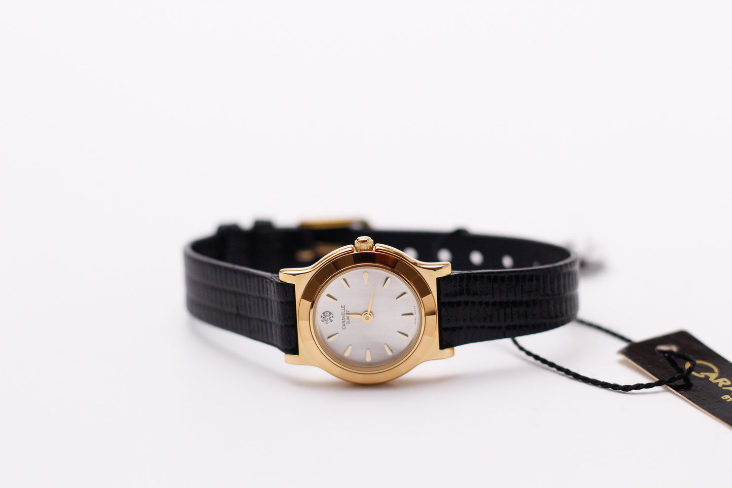 [New Old Stock] 1990s Caravelle Quartz 'Mother of Pearl' Dial Ladies' Wrist-Watch Full-Set