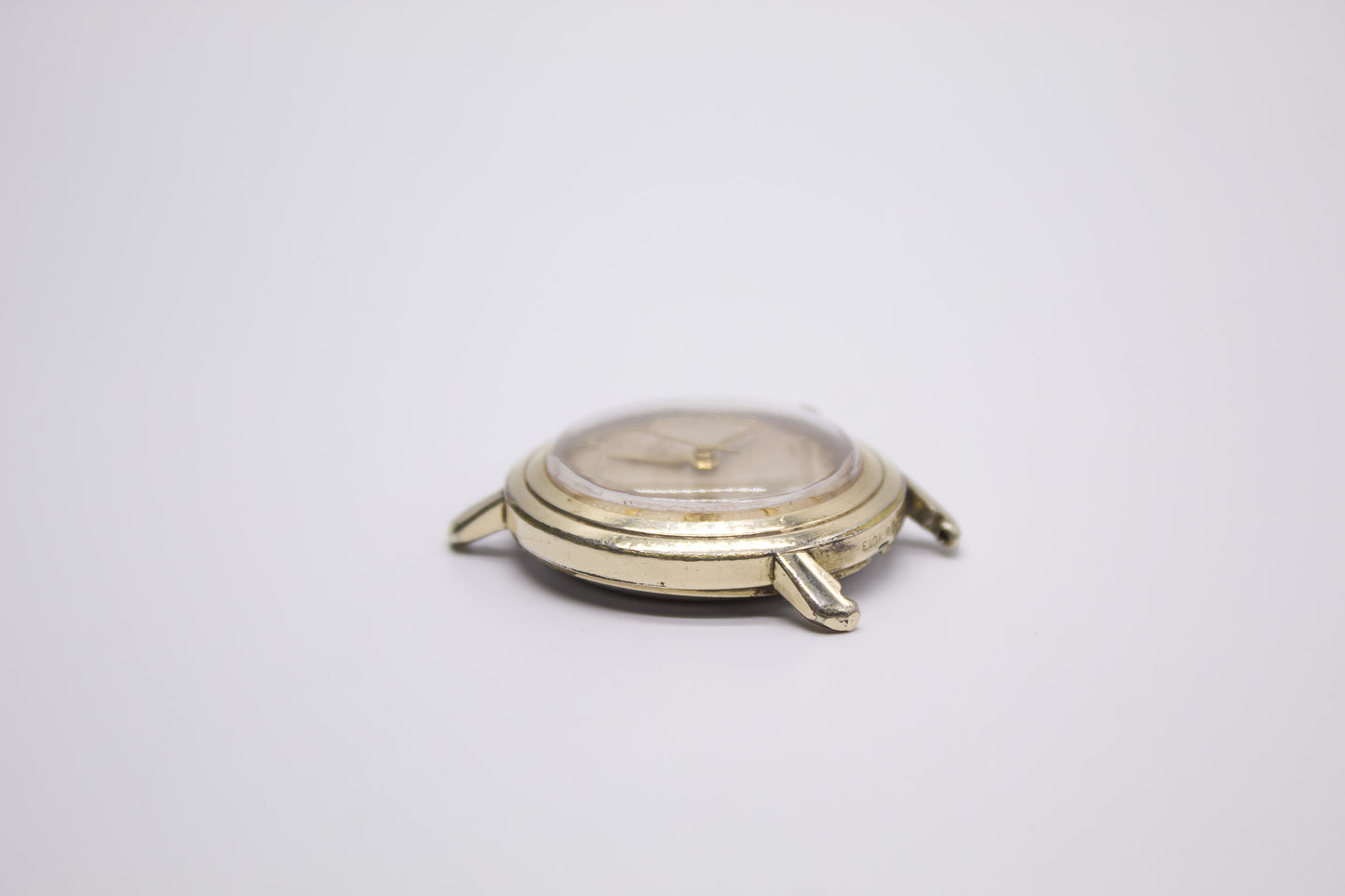 [Serviced] 1960s Revere Automatic Aged Golden Dial Men's Wrist-Watch