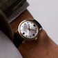 [Serviced] 1960s Caravelle Aged Silver Sunburst Dial Men's Wrist-Watch