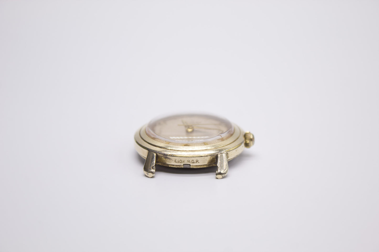 [Serviced] 1960s Revere Automatic Aged Golden Dial Men's Wrist-Watch