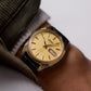 [Serviced] 1974 Seiko Automatic Gold Straight Grain Dial Men's Wrist-Watch