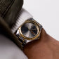 1998 Seiko Two Tone Quartz Sunburst Gray Dial Men's Wrist-Watch