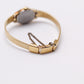 1984 Seiko Quartz Straight Grain Golden Dial Ladies' Wrist-Watch