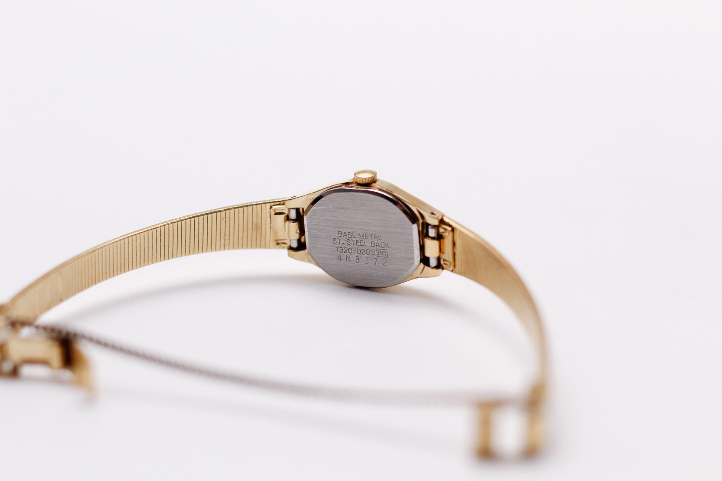 1984 Seiko Quartz Straight Grain Golden Dial Ladies' Wrist-Watch