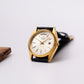 2004 Pulsar Quartz Golden Champagne Dial 'Presidential' Men's Wrist-Watch