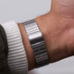 1995 Seiko 5 Automatic TV Straight Grain Gray Dial Men's Wrist-Watch