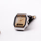 1982 Pulsar Quartz Ana-Digi Straight Grain Golden Dial Men's Wrist-Watch