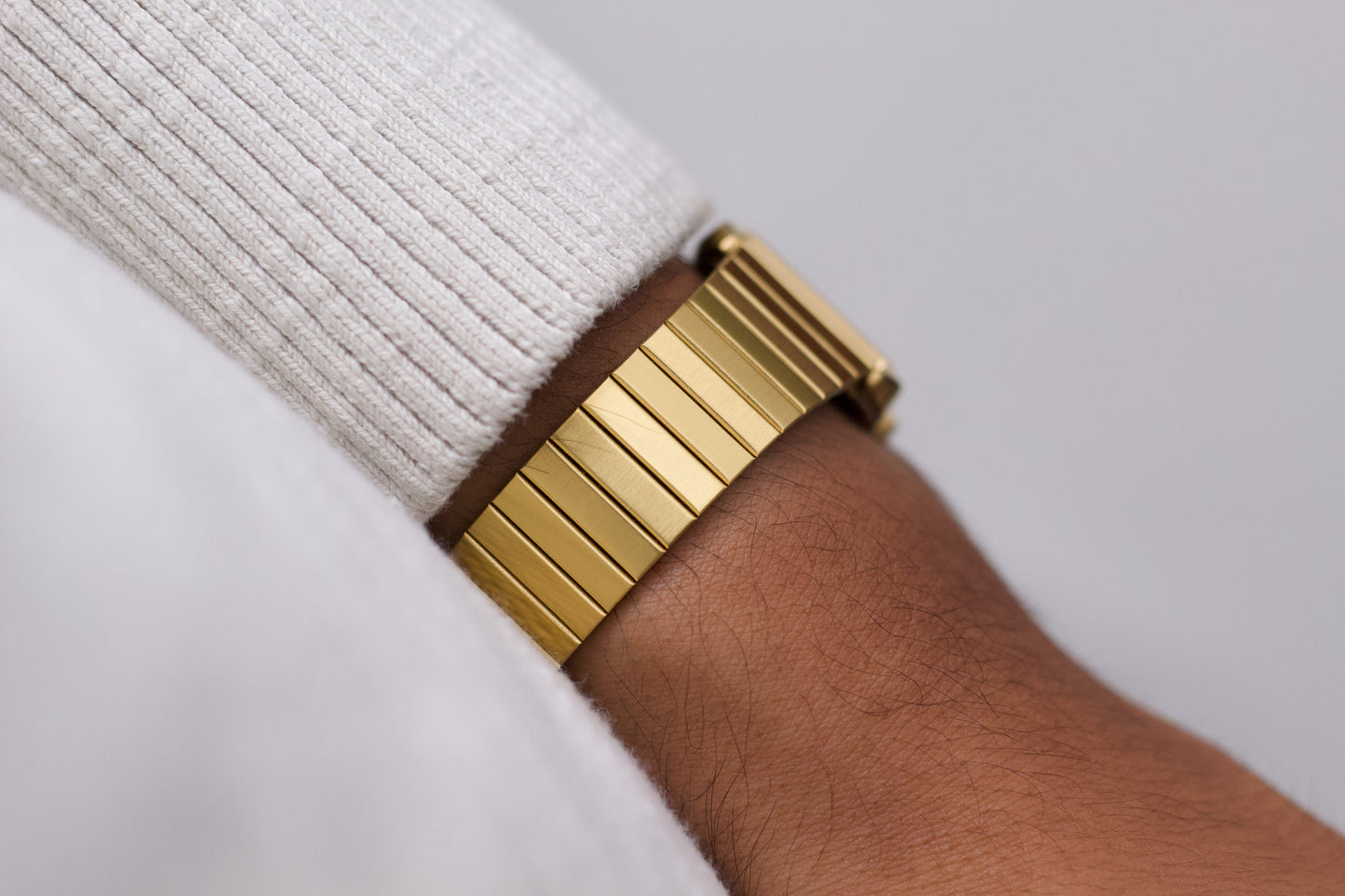 [New Old Stock] 1986 Seiko SX Tank Straight Grain Golden Dial Men's Wrist-Watch Full-Set