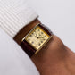 1993  Pulsar Quartz 'Roman Baby Tank' Men's Wrist-Watch