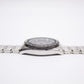 2008 Seiko Quartz Chronograph-Alarm Inky Black Dial Men's Wrist-Watch
