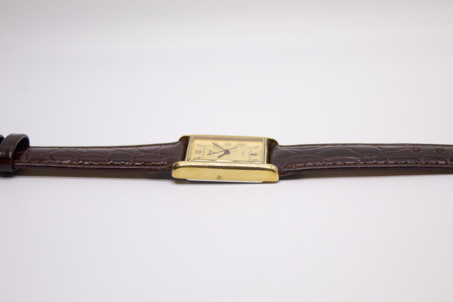 1993  Pulsar Quartz 'Roman Baby Tank' Men's Wrist-Watch